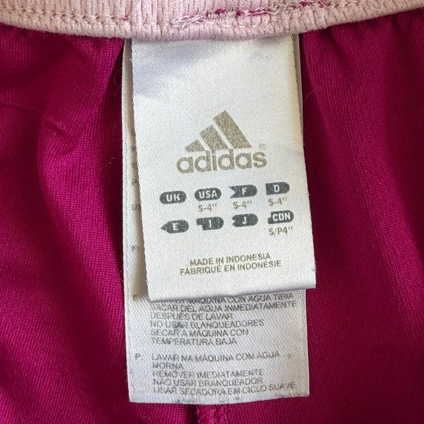 Y2K Adidas Striped Basketball Mini Shorts - M