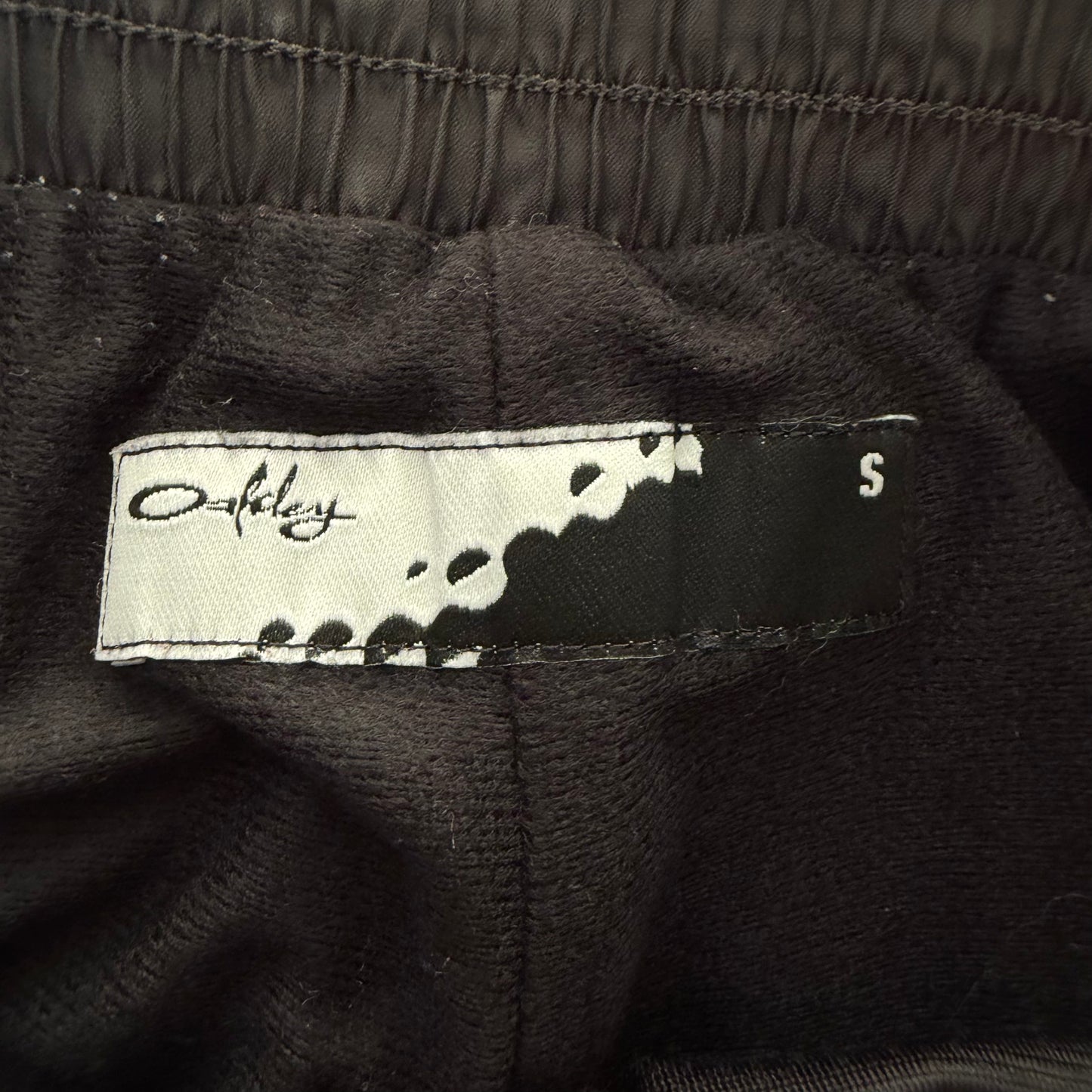Y2K Oakley Striped Wide Leg Track Pants - S