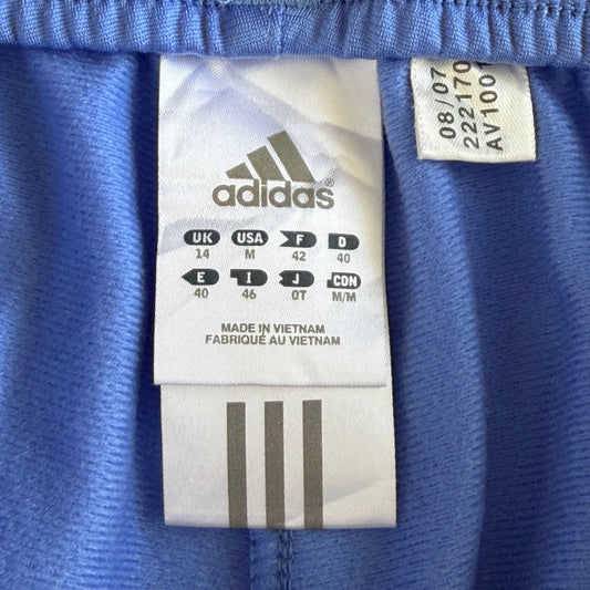 Y2K Adidas Three Stripe Baggy Capris - M