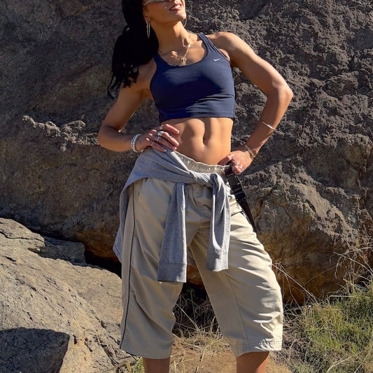 Y2K Nike Swoosh Activewear Tank - S