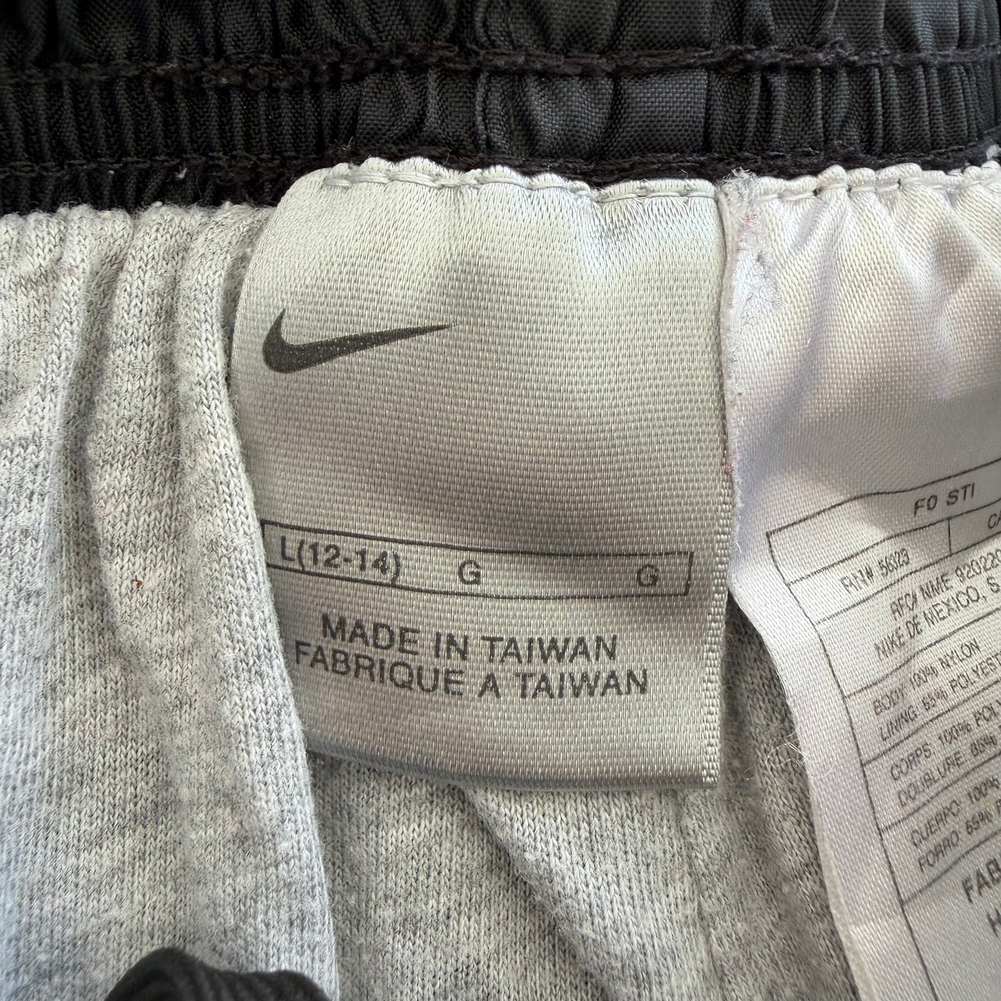 Y2K Nike Wide Leg Classic Track Pants - L