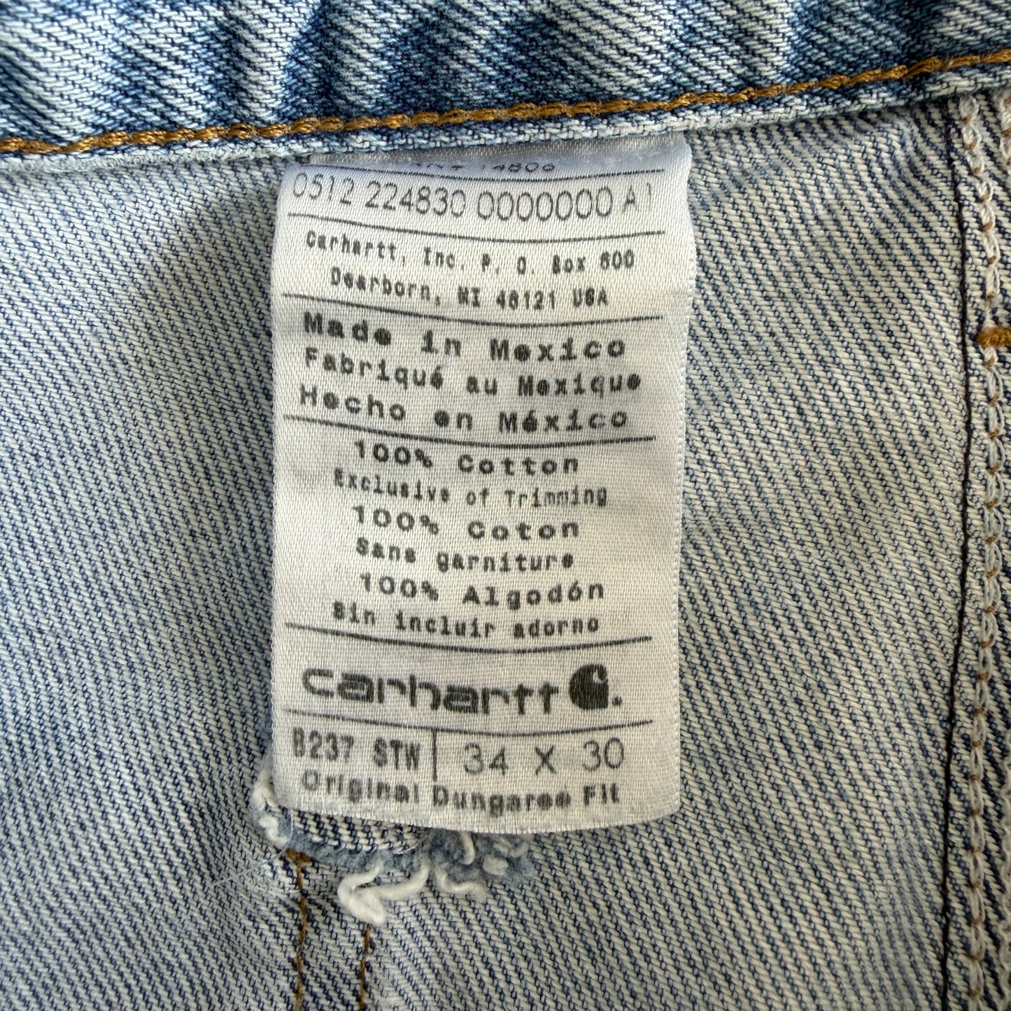 Y2K Carhartt Straight Leg Jeans - 34 x 30
