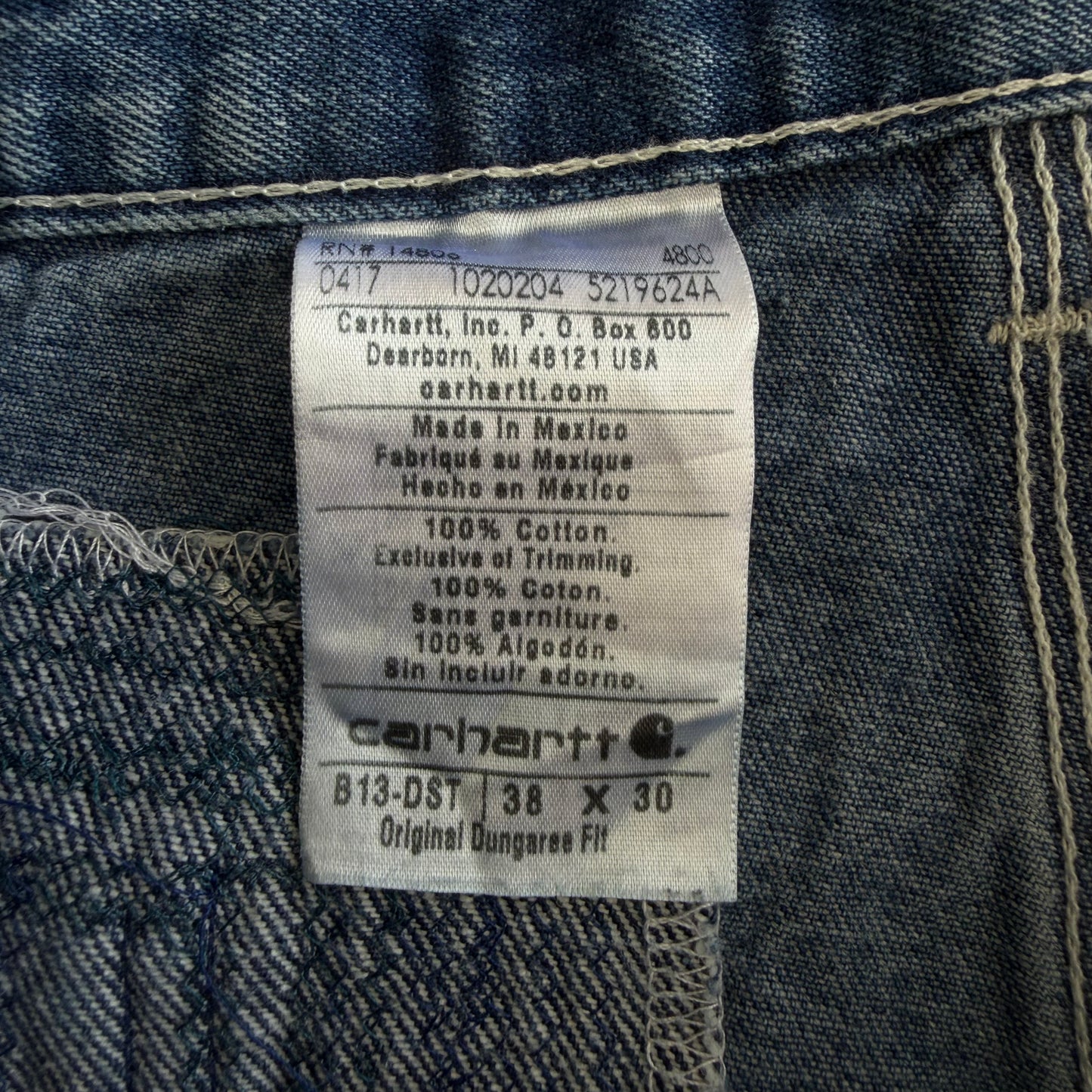 Carhartt Wide Leg Jeans - 38 x 30