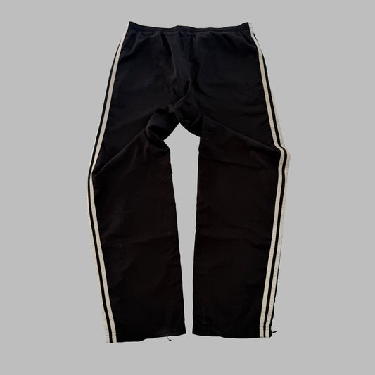 Y2K Adidas Three Stripe wide Leg Track Pants - M