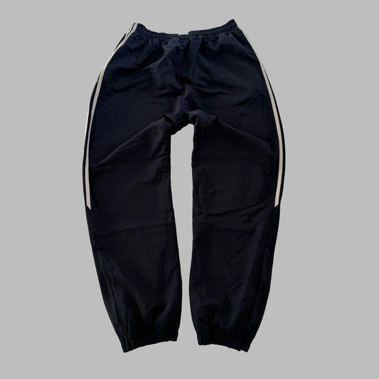 Y2K Adidas Three Stripe Baggy Track Pants - L