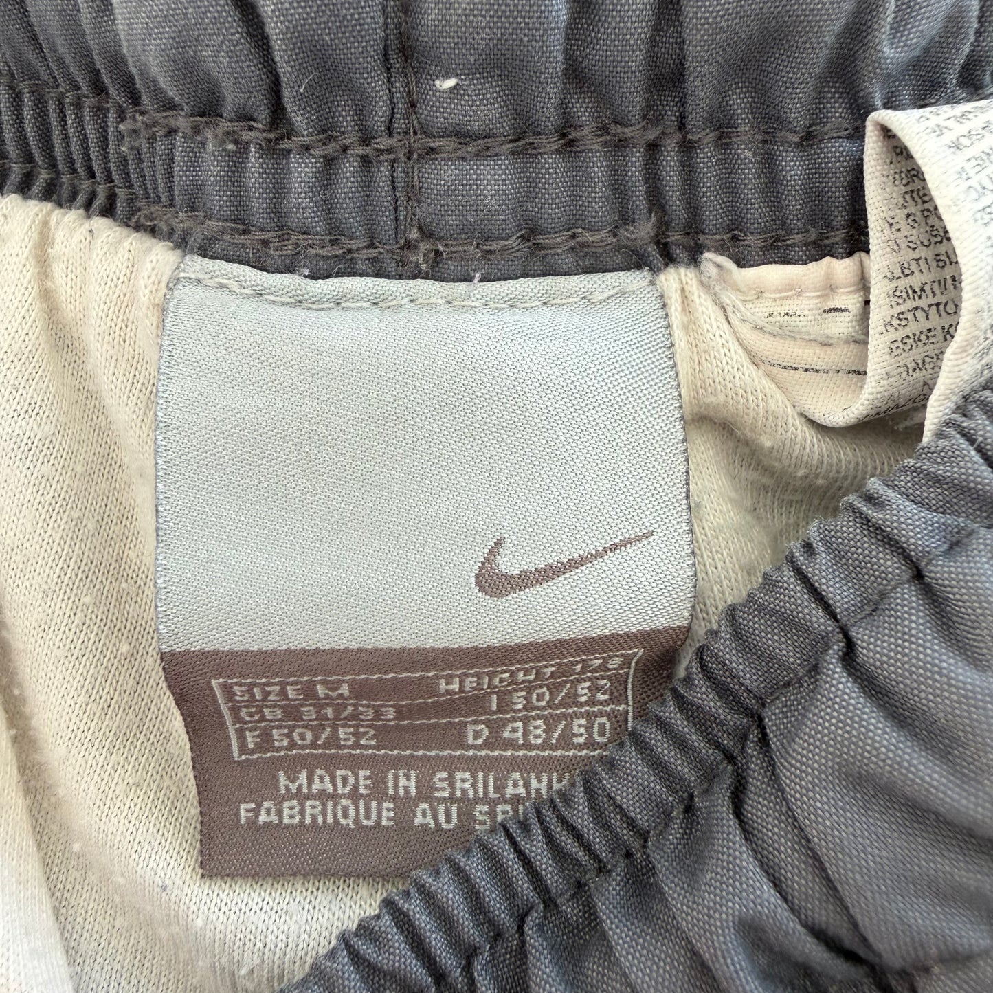 Y2K Nike Wide Leg Classic Track Pants - M