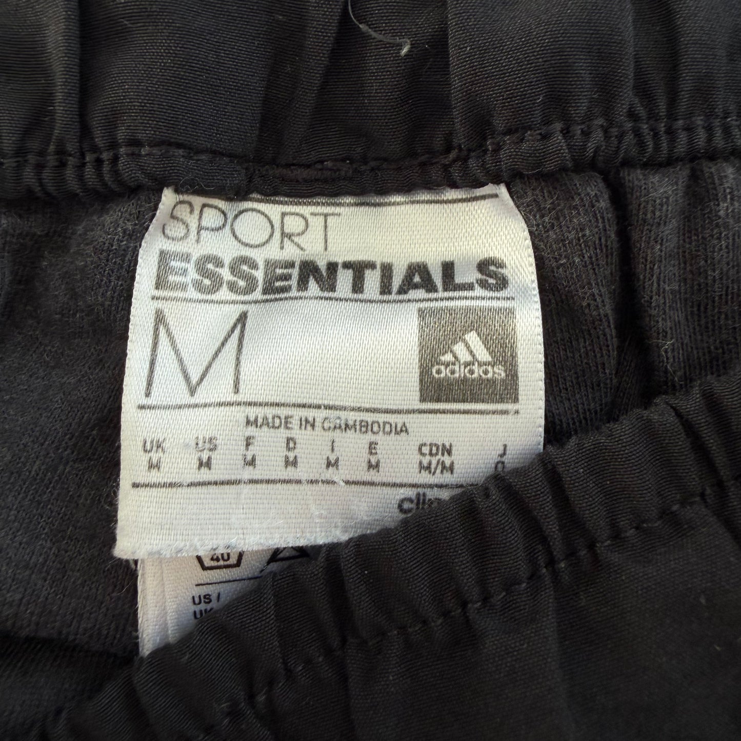 Y2K Adidas Classic Baggy Track Pants - M