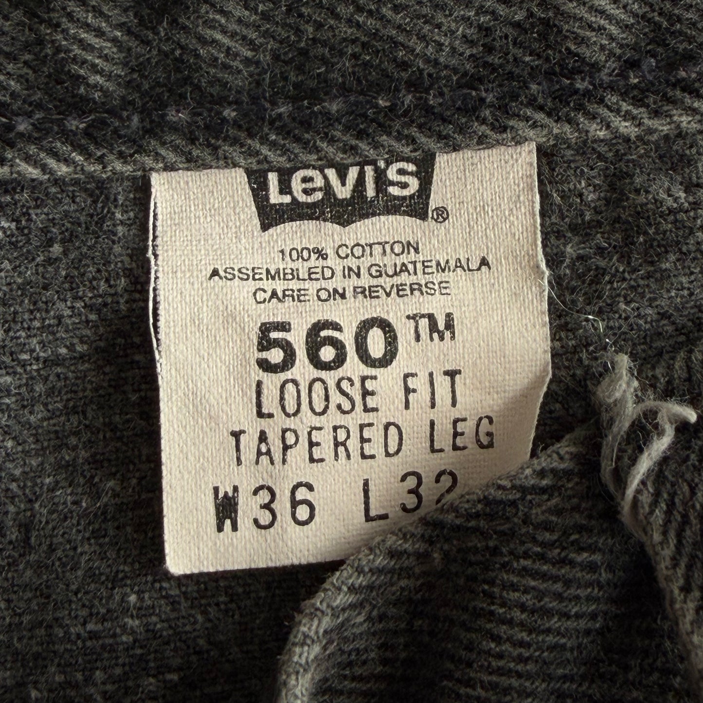 90s Levis Paper Tag Barrel Jeans - 36 x 32