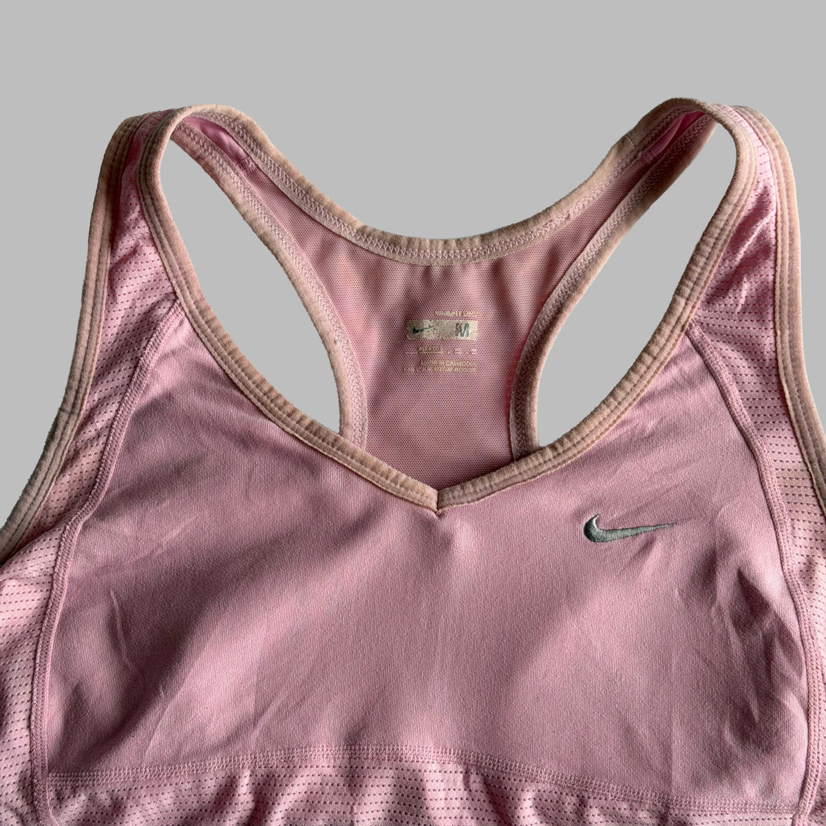 Y2K Nike Fitted Racerback Activewear Tank - M
