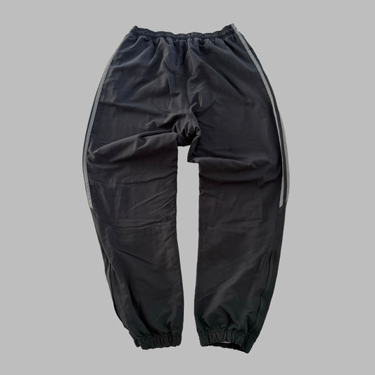 Y2K Adidas Three Stripe Baggy Track Pants - M