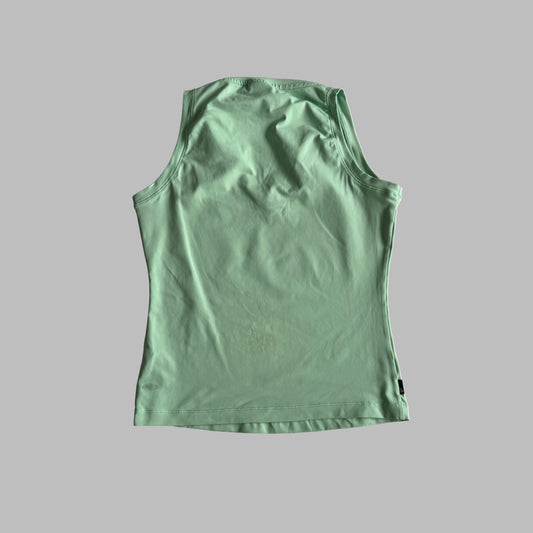 Y2K Adidas V-Neck Activewear Top - M/L