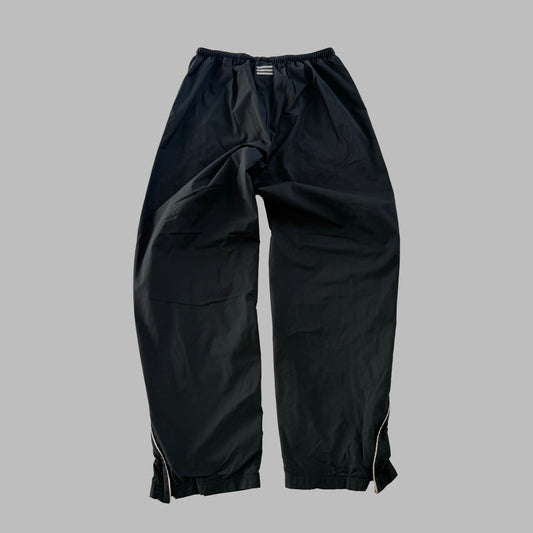 Y2K Adidas Striped Wide Leg Track Pants - S