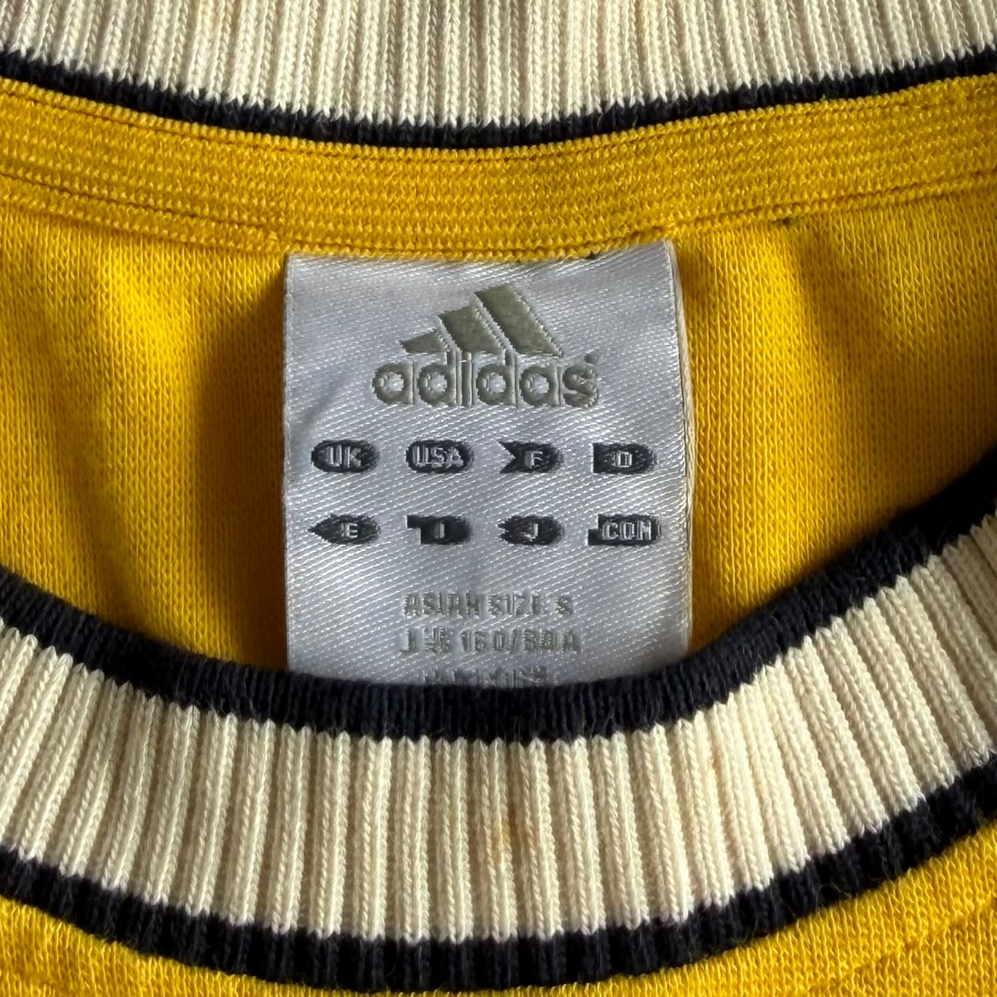 Y2K Adidas Spell Out Baby Tee - M