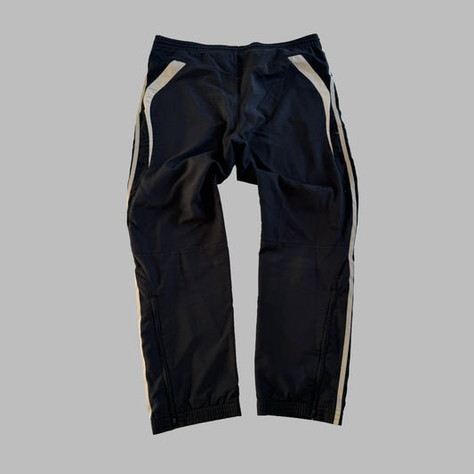 Y2K Adidas Three Stripe Straight Leg Track Pants - XL
