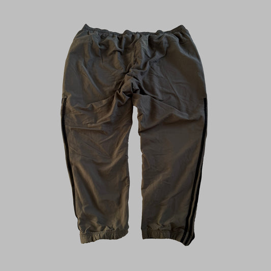 Y2K Adidas Three Stripe Baggy Track Pants - XXL