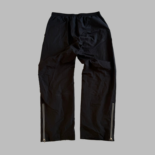 Y2K Adidas Classic Wide Leg Track Pants - M