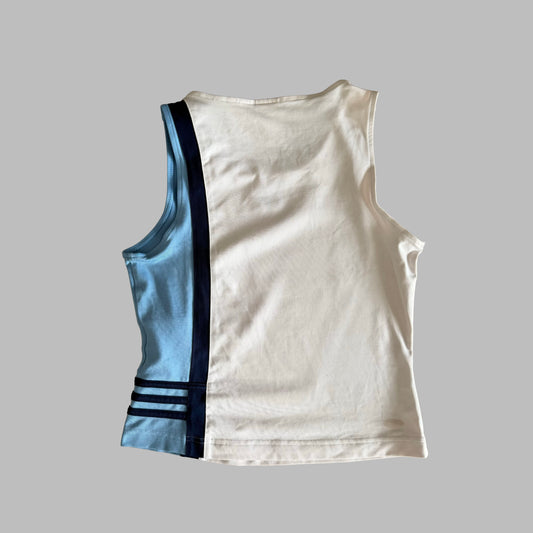 Y2K Adidas Asymmetrical Activewear Top - M