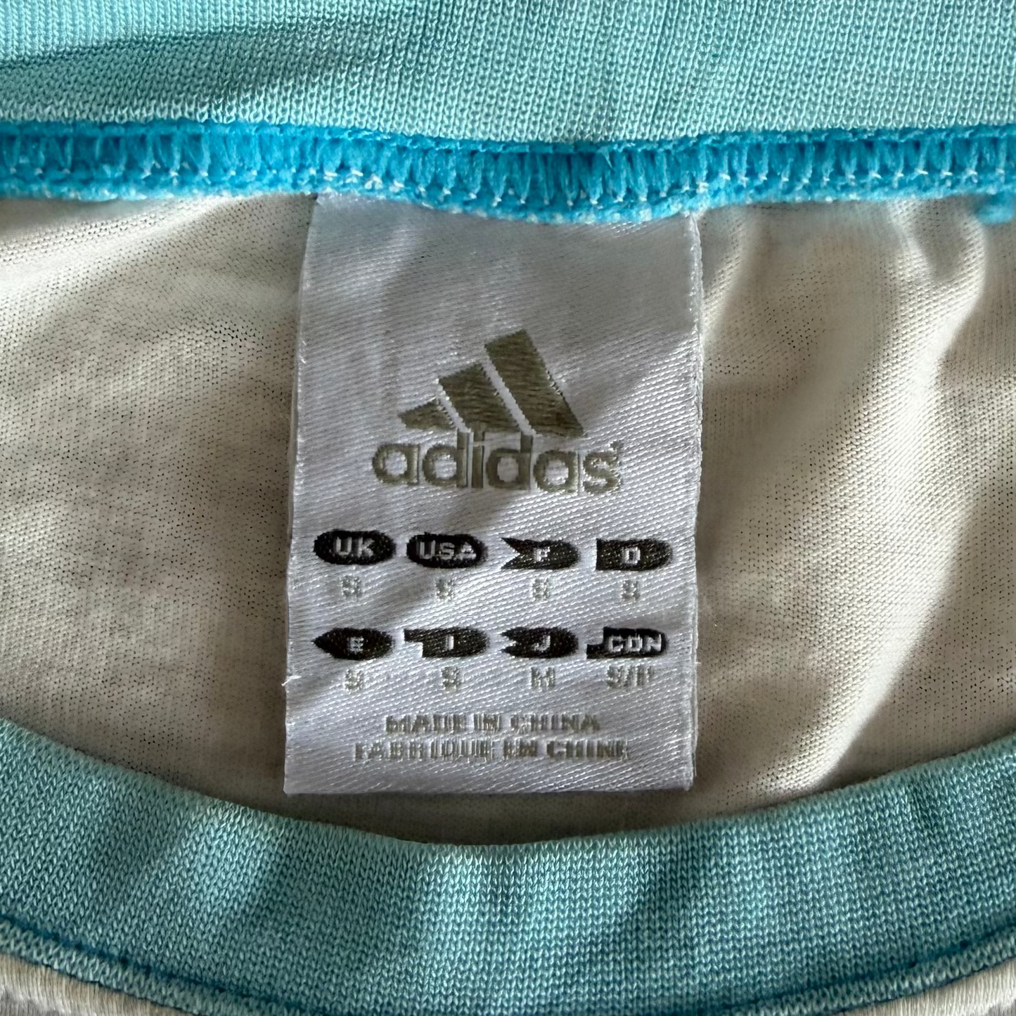 Y2K Adidas Spell Out Raglan Long Sleeve - S