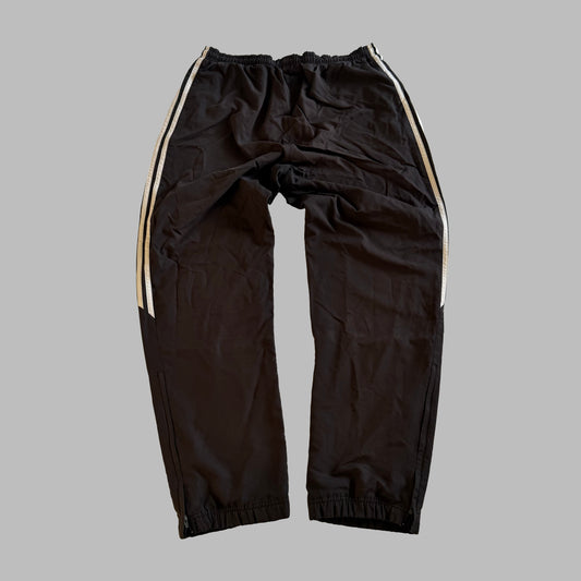 Y2K Adidas Three Stripe Baggy Track Pants - L