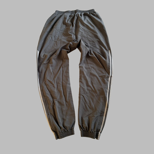 Y2K Adidas Three Stripe Baggy Track Pants - M