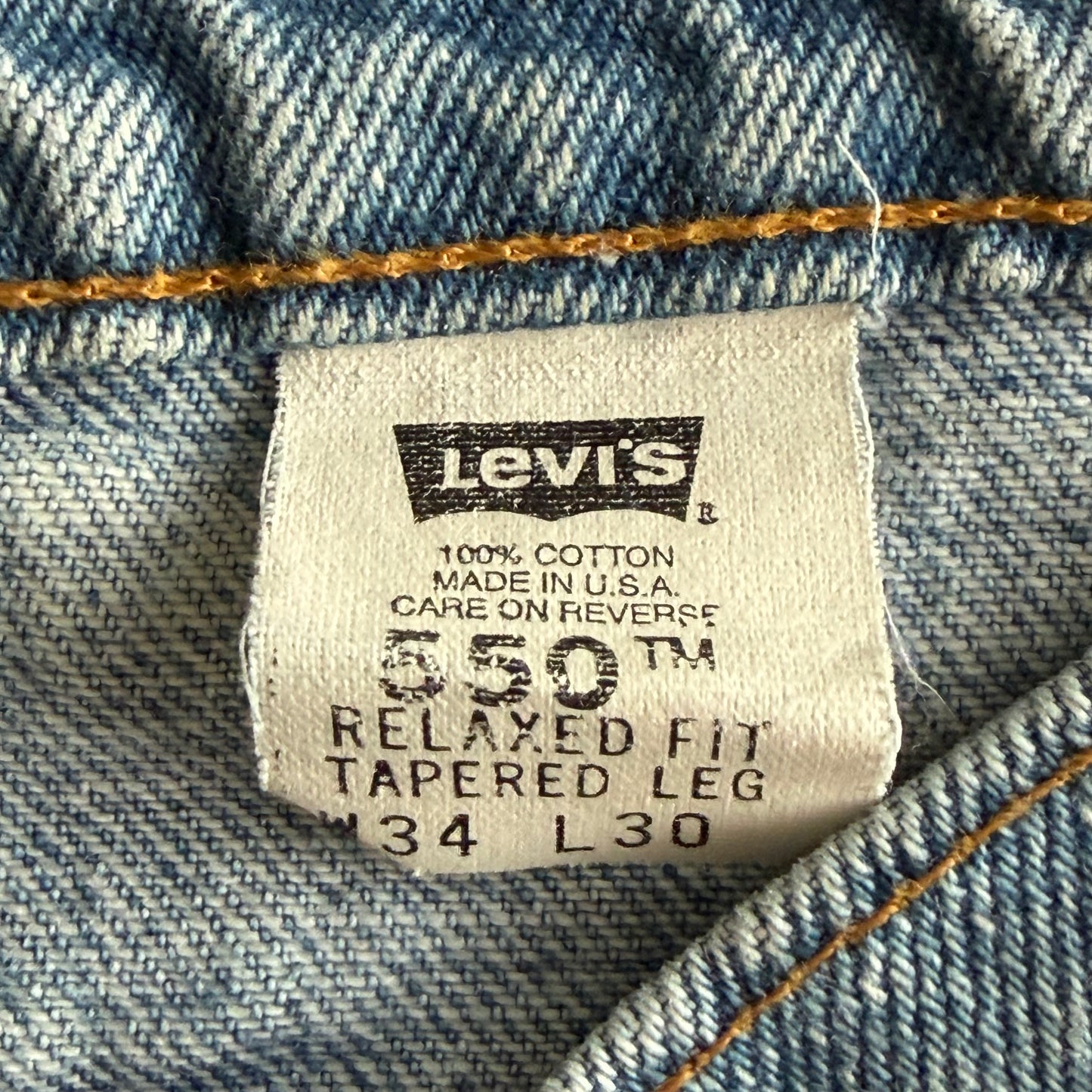 90s Levis Paper Tag Barrel Jeans - 34 x 30