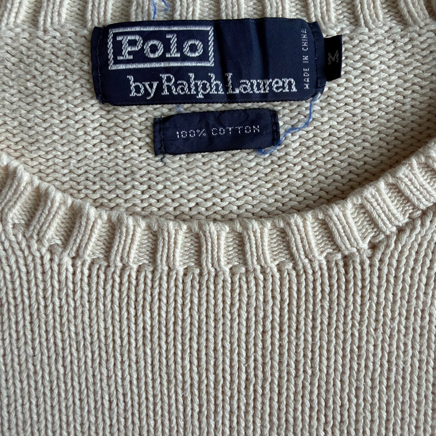 90s Polo Ralph Lauren Heavy Knit - M