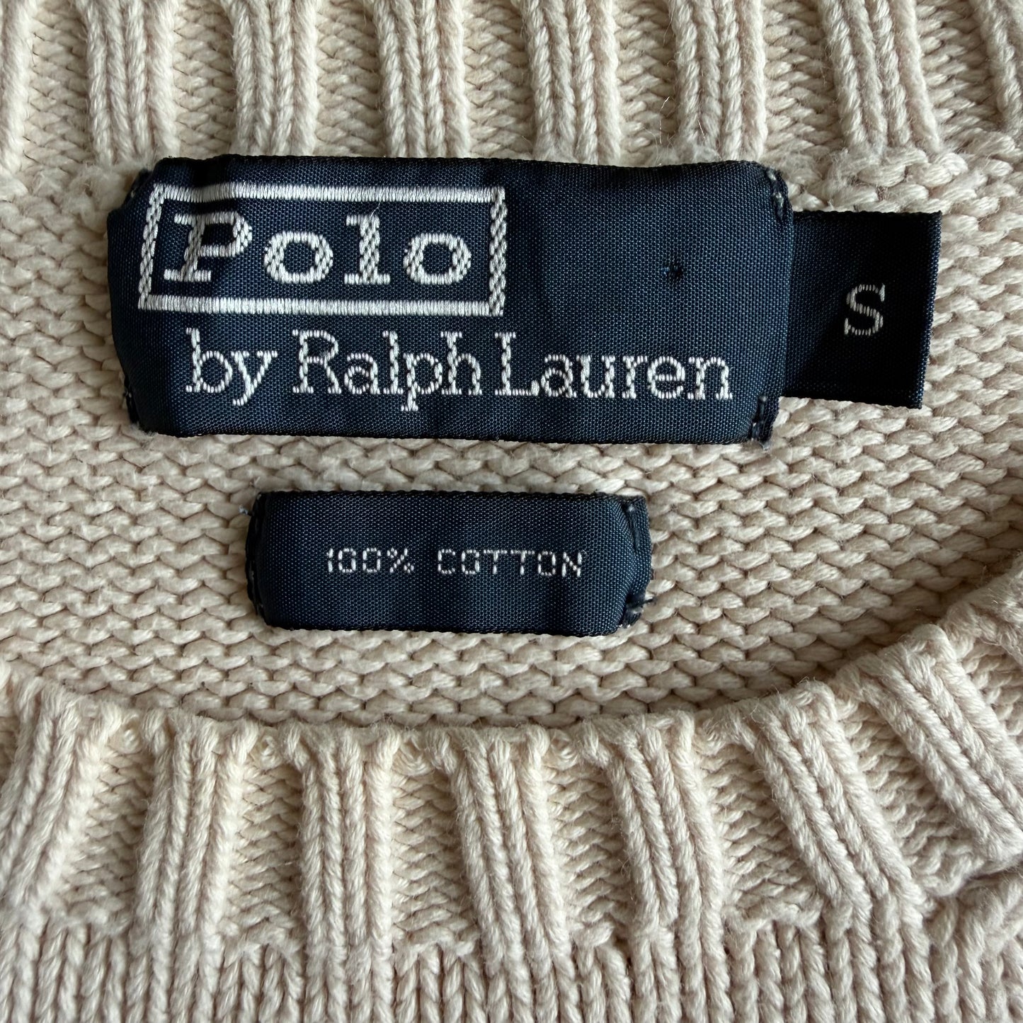 90s Polo Ralph Lauren Heavy Knit - M