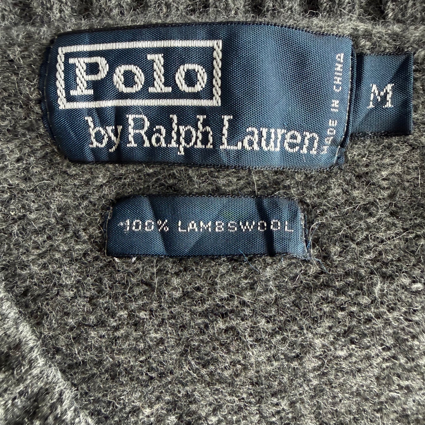 90s Polo Ralph Lauren Lambswool Heavy Knit - M