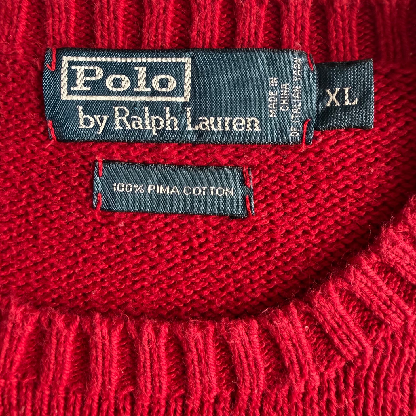 90s Polo Ralph Lauren Heavy Knit - XL