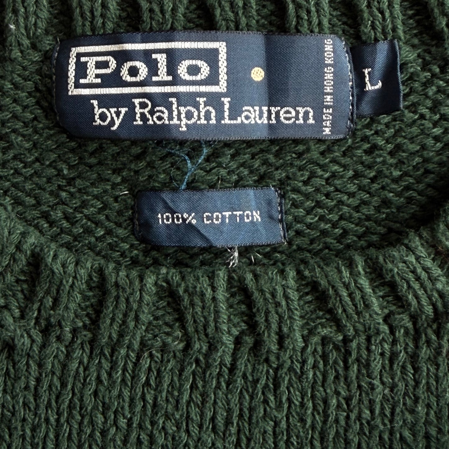 90s Polo Ralph Lauren Heavy Knit - L
