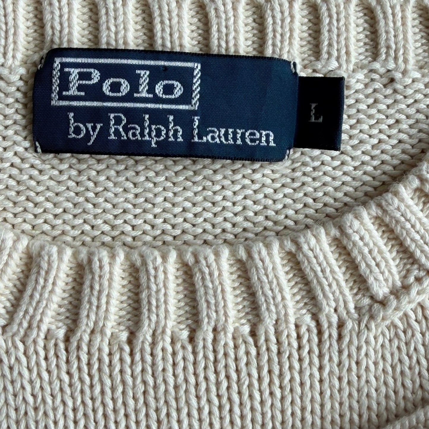 90s Polo Ralph Lauren Heavy Knit - L