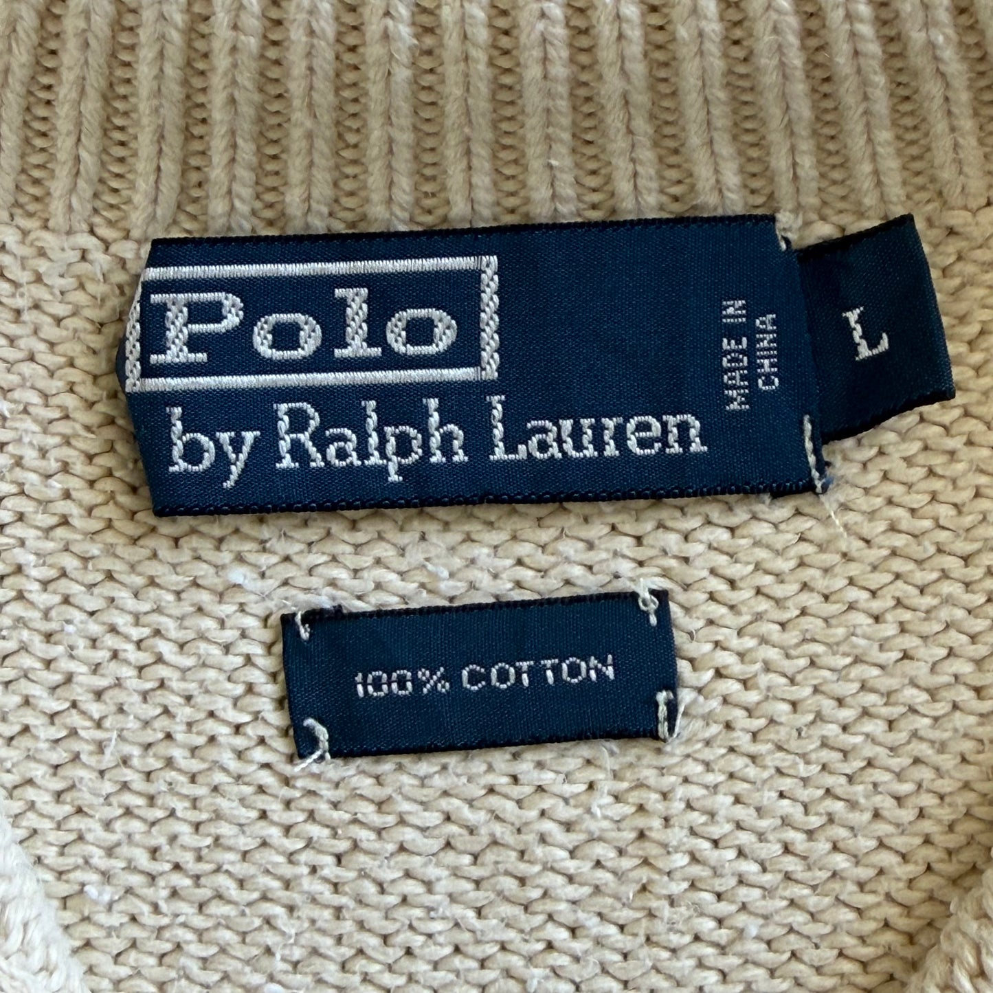 90s Polo Ralph Lauren Quarter Zip - L