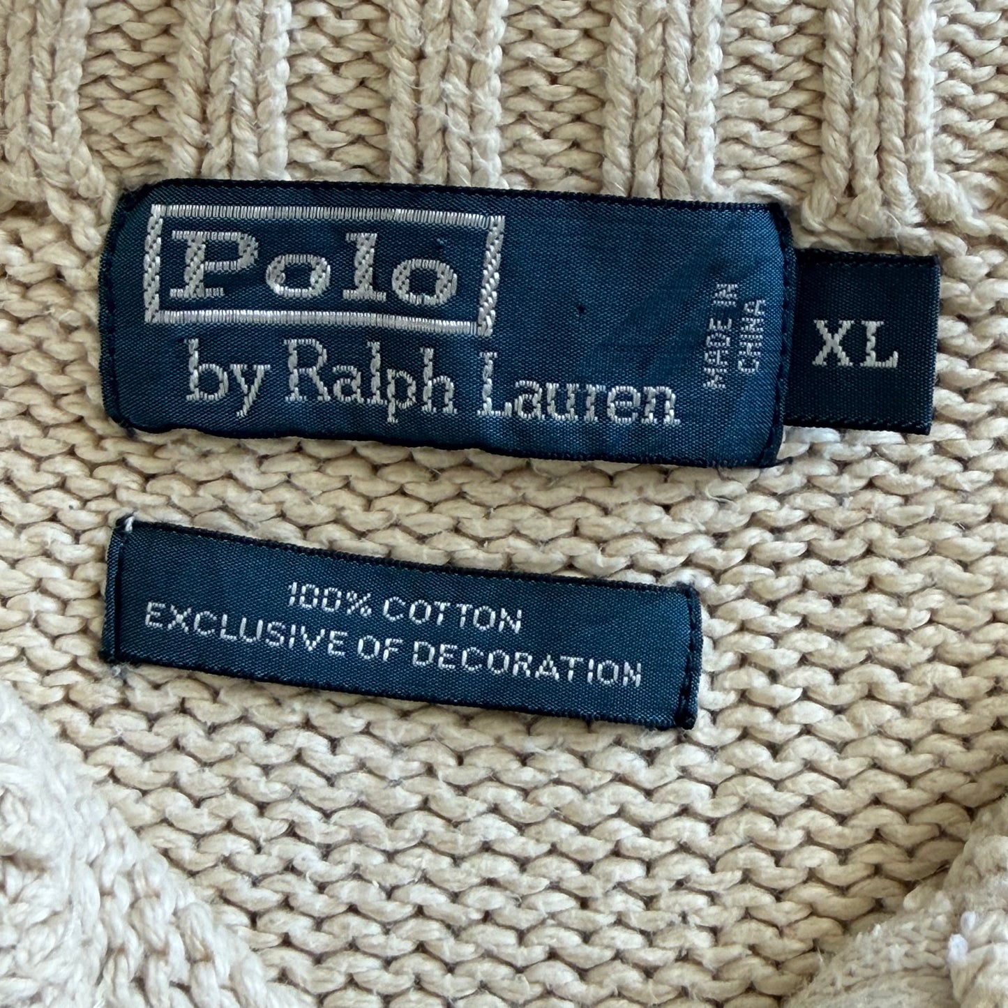 90s Polo Ralph LAuren Quarter Zip - XL