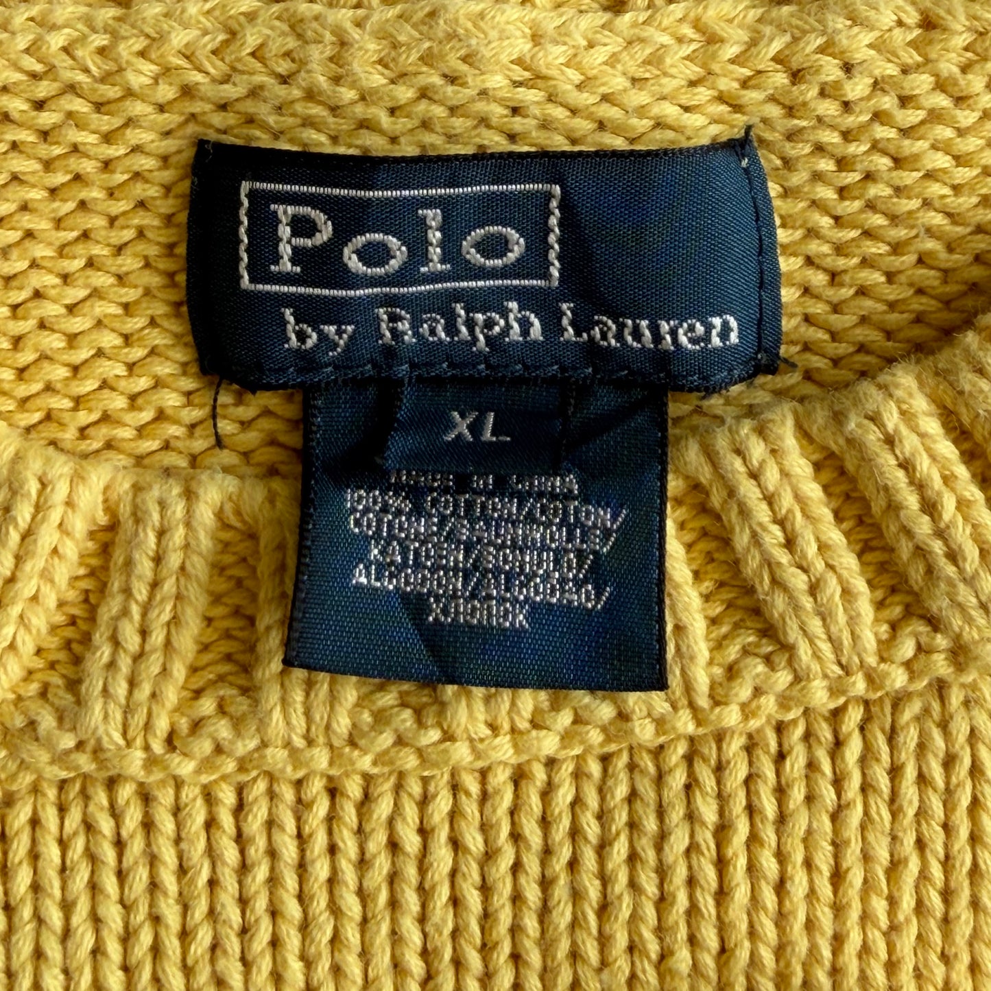 90s Polo Ralph Lauren Heavy Knit - L