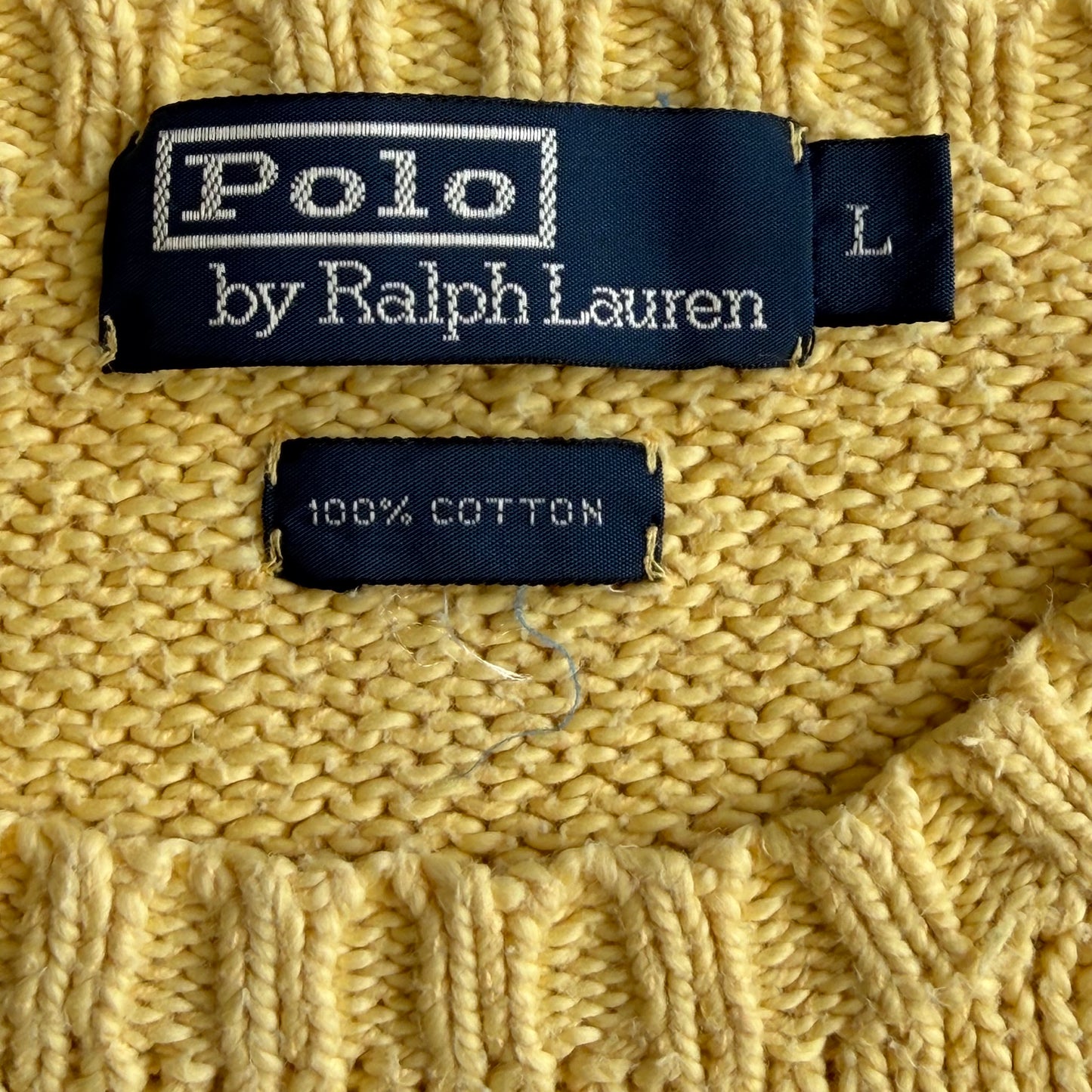 90s Polo Ralph Lauren Heavy Knit - L