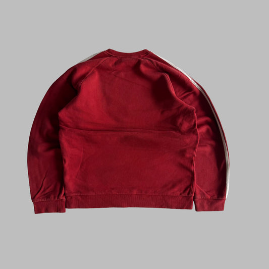 Y2K Adidas Three Striped Sweatshirt - M