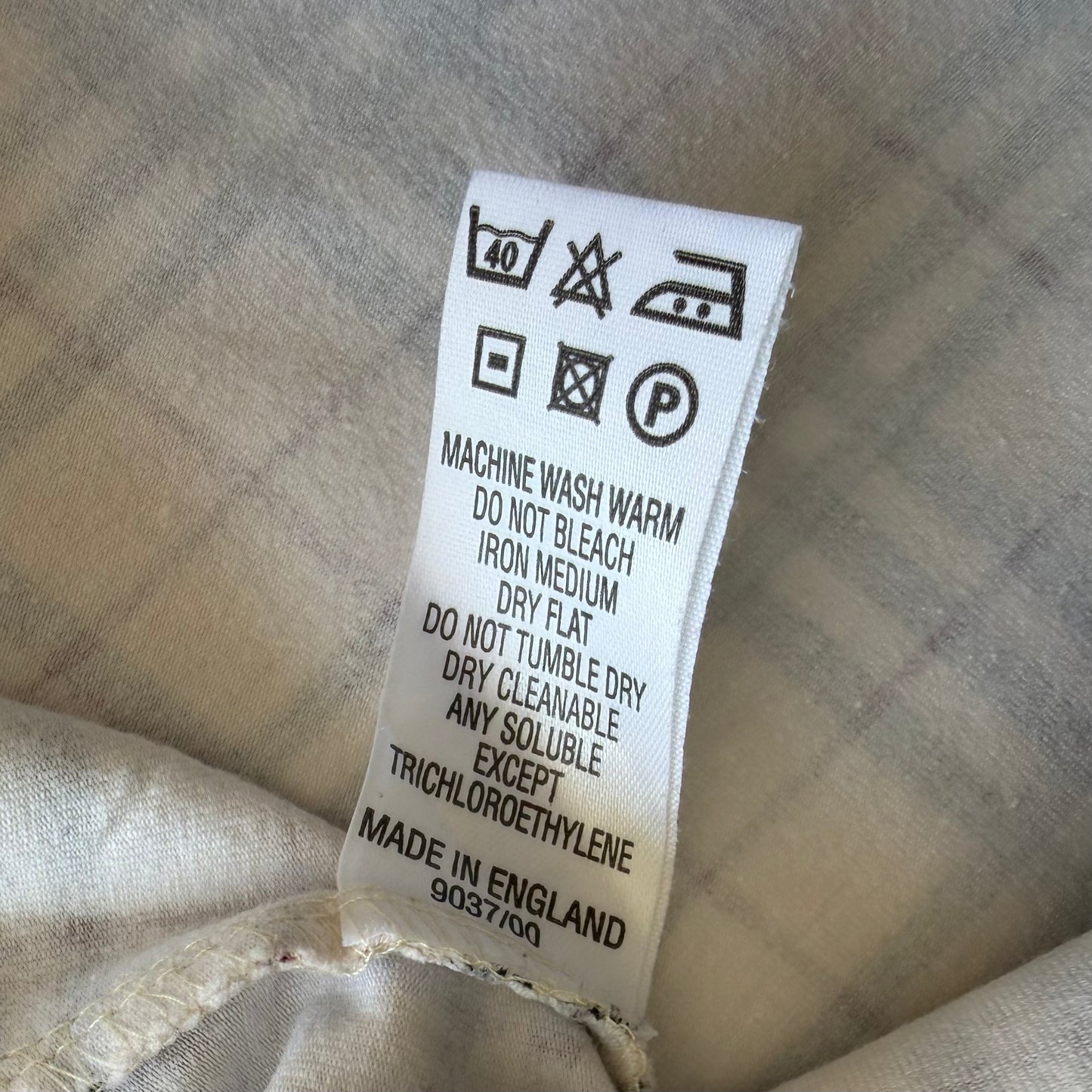 Y2K Burberry Blue Label Nova Check Tee - M