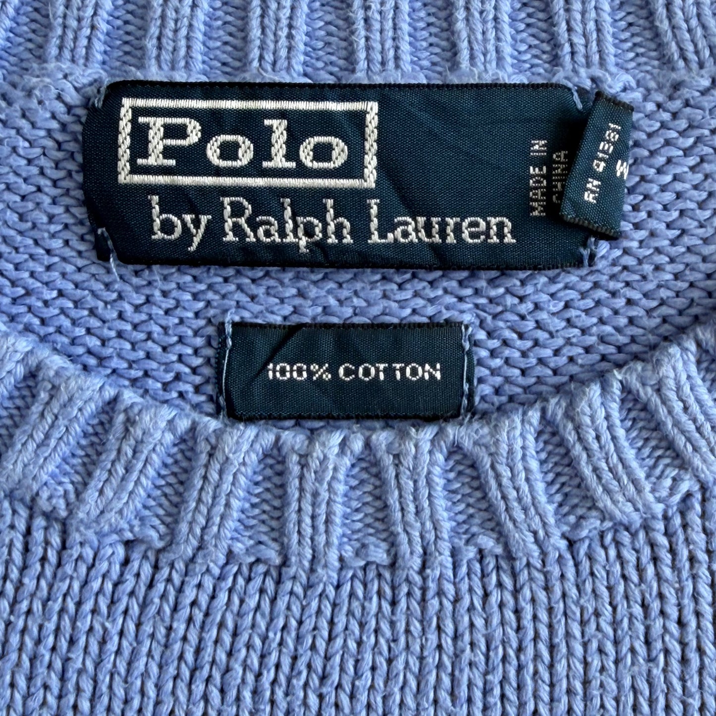 90s Polo Ralph Lauren Heavy Knit - M