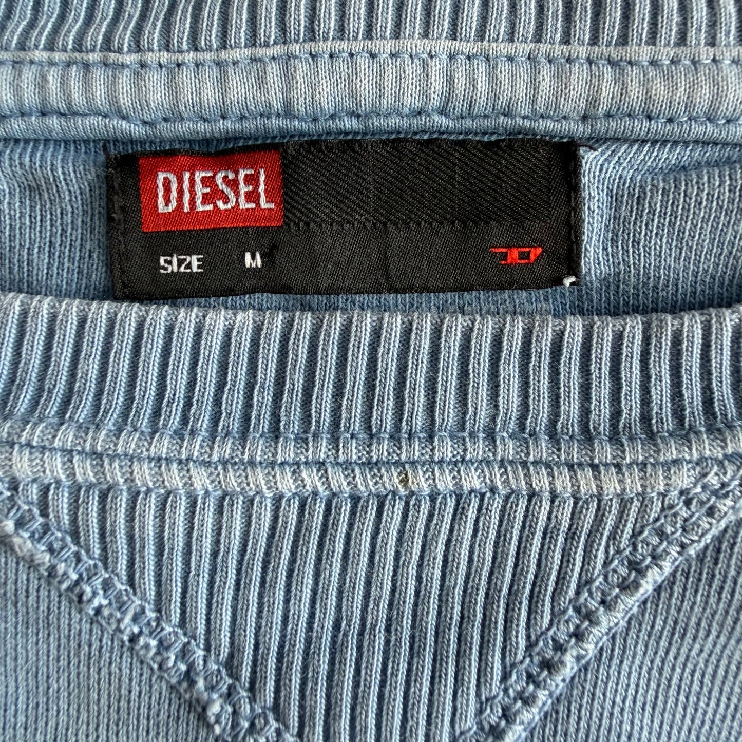 Y2K Diesel Embroidered Sweatshirt - M