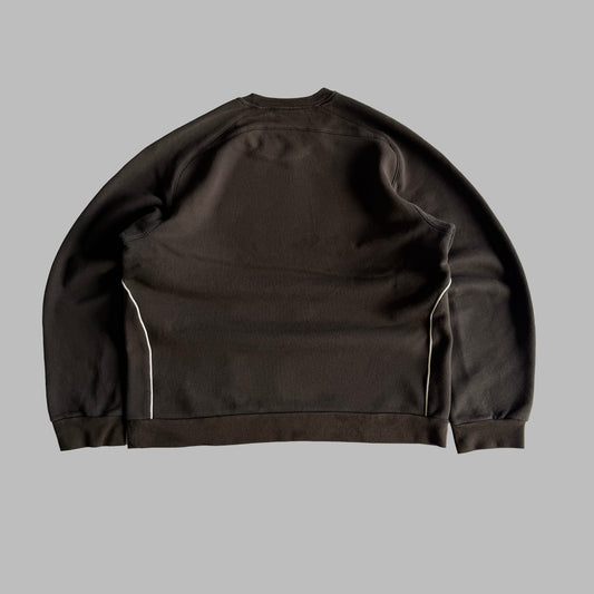 Y2K Adidas Striped Sweatshirt - M