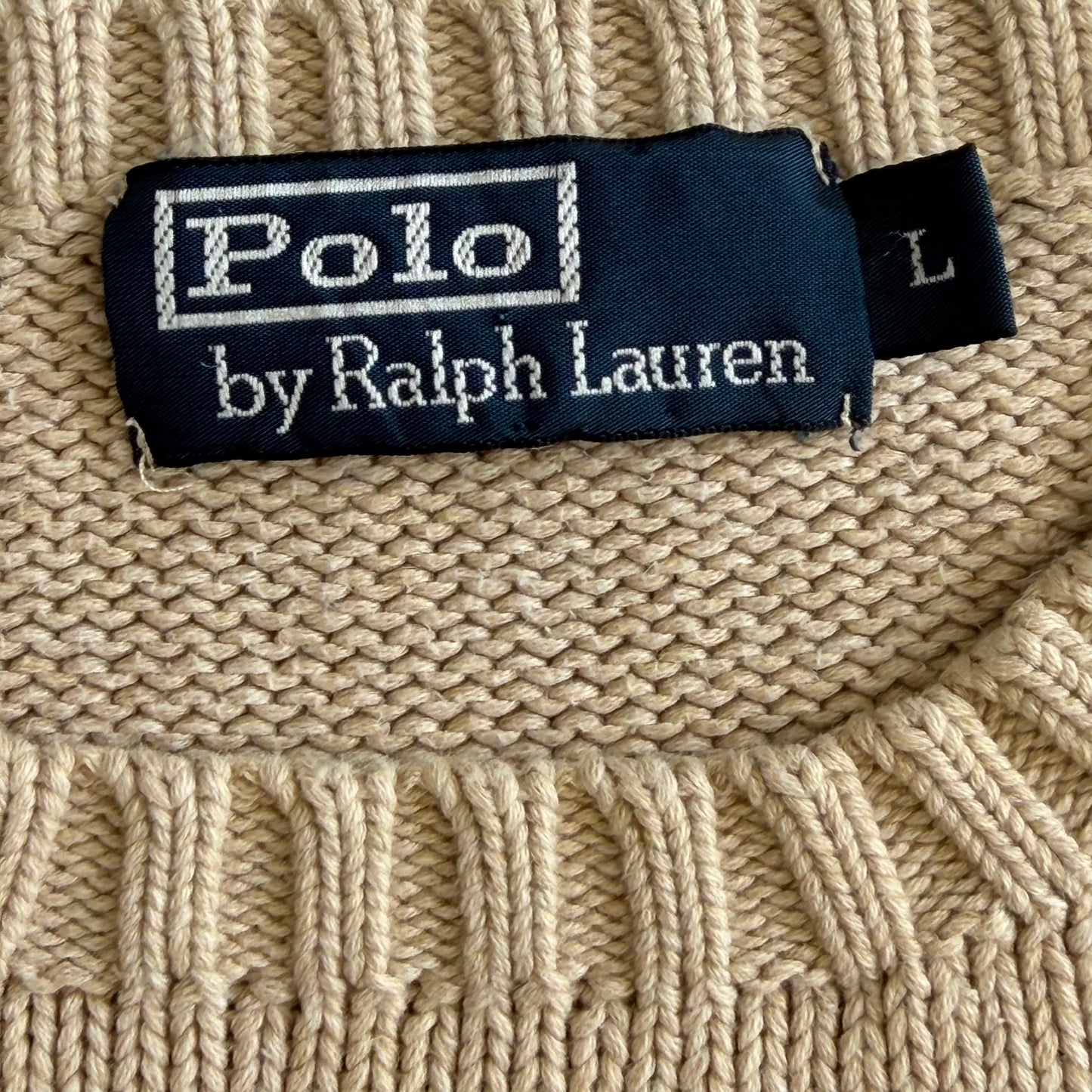 90s Polo Ralph Lauren Heavy Knit - L