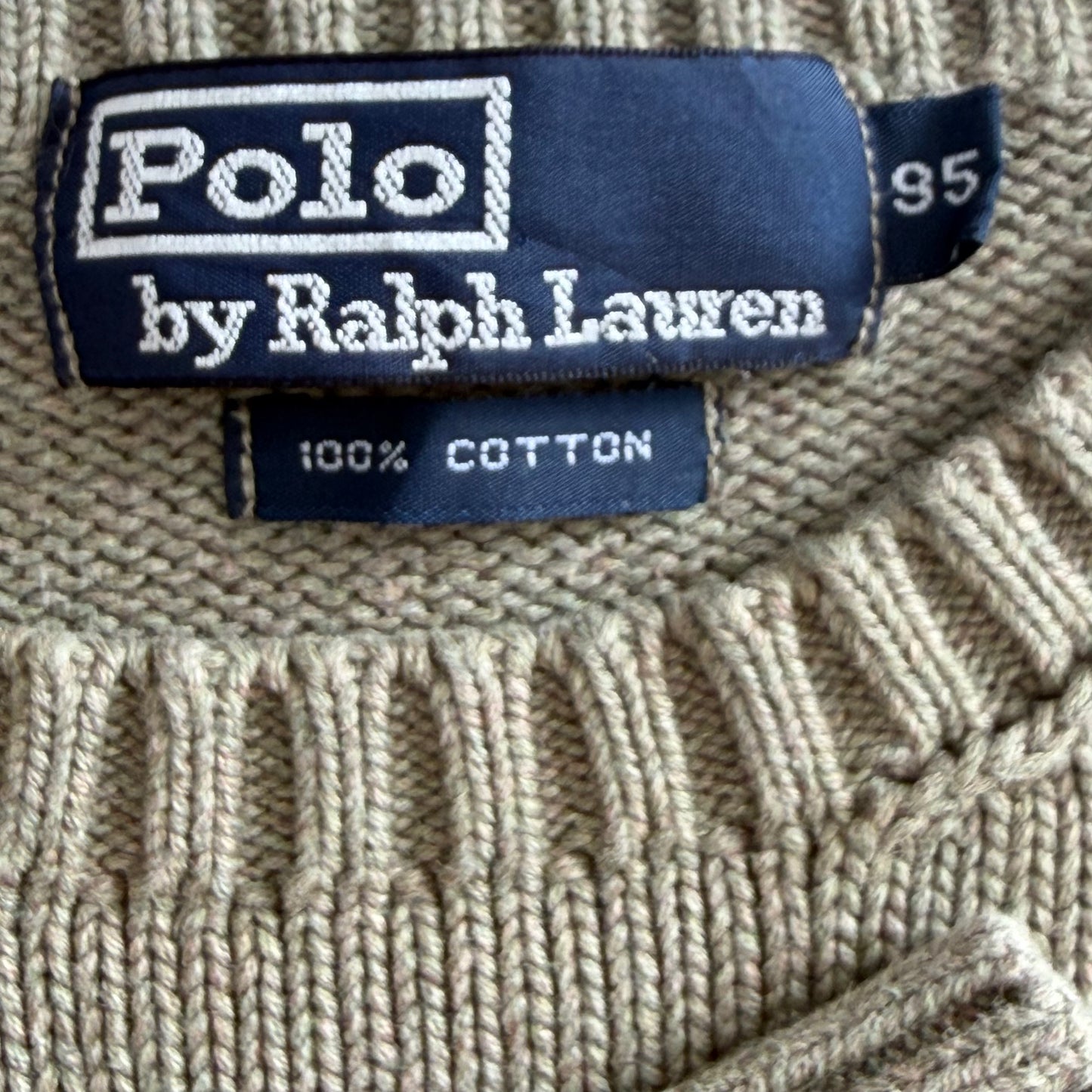 90s Polo Ralph Lauren Heavy Knit - M