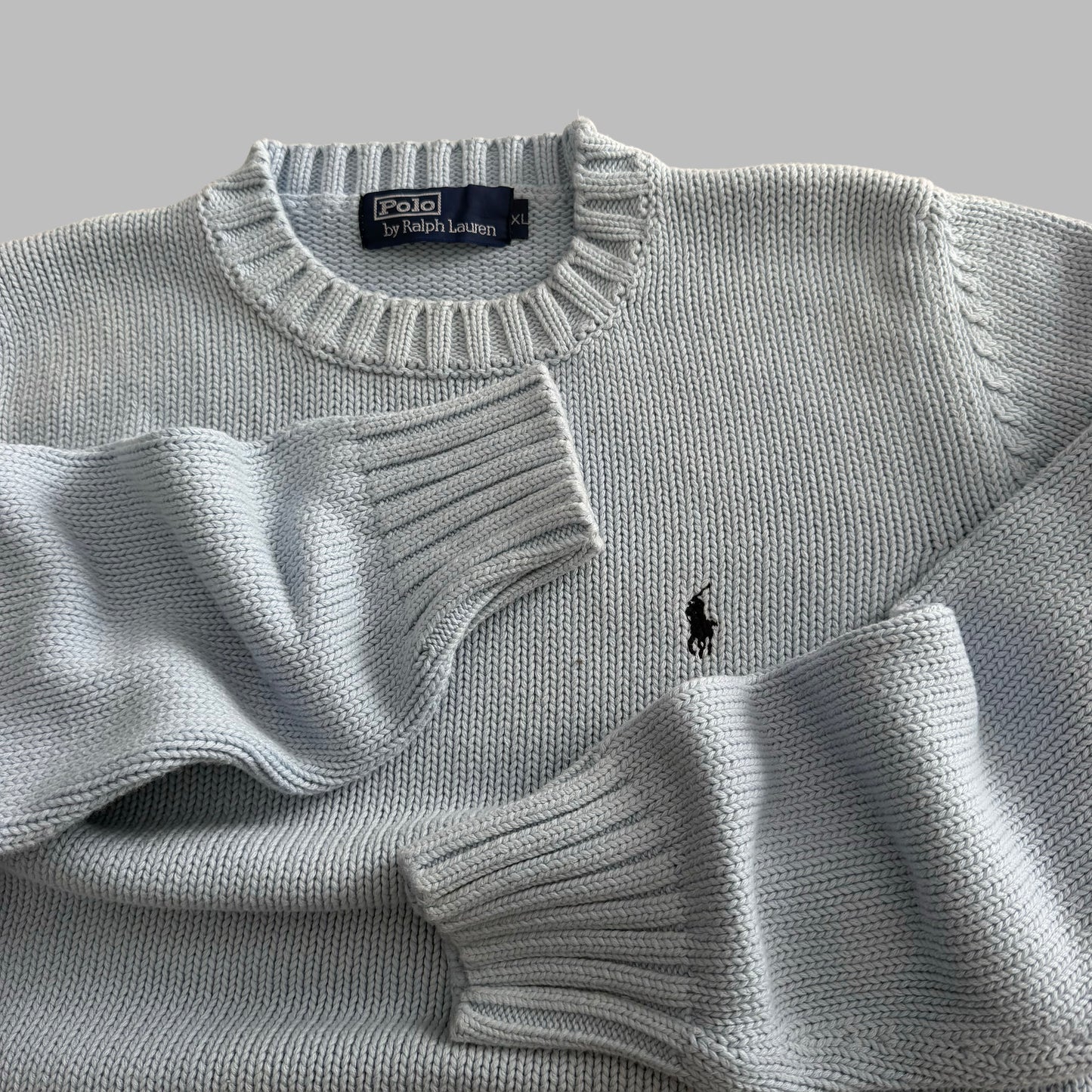 90s Polo Ralph Lauren Heavy Knit - M