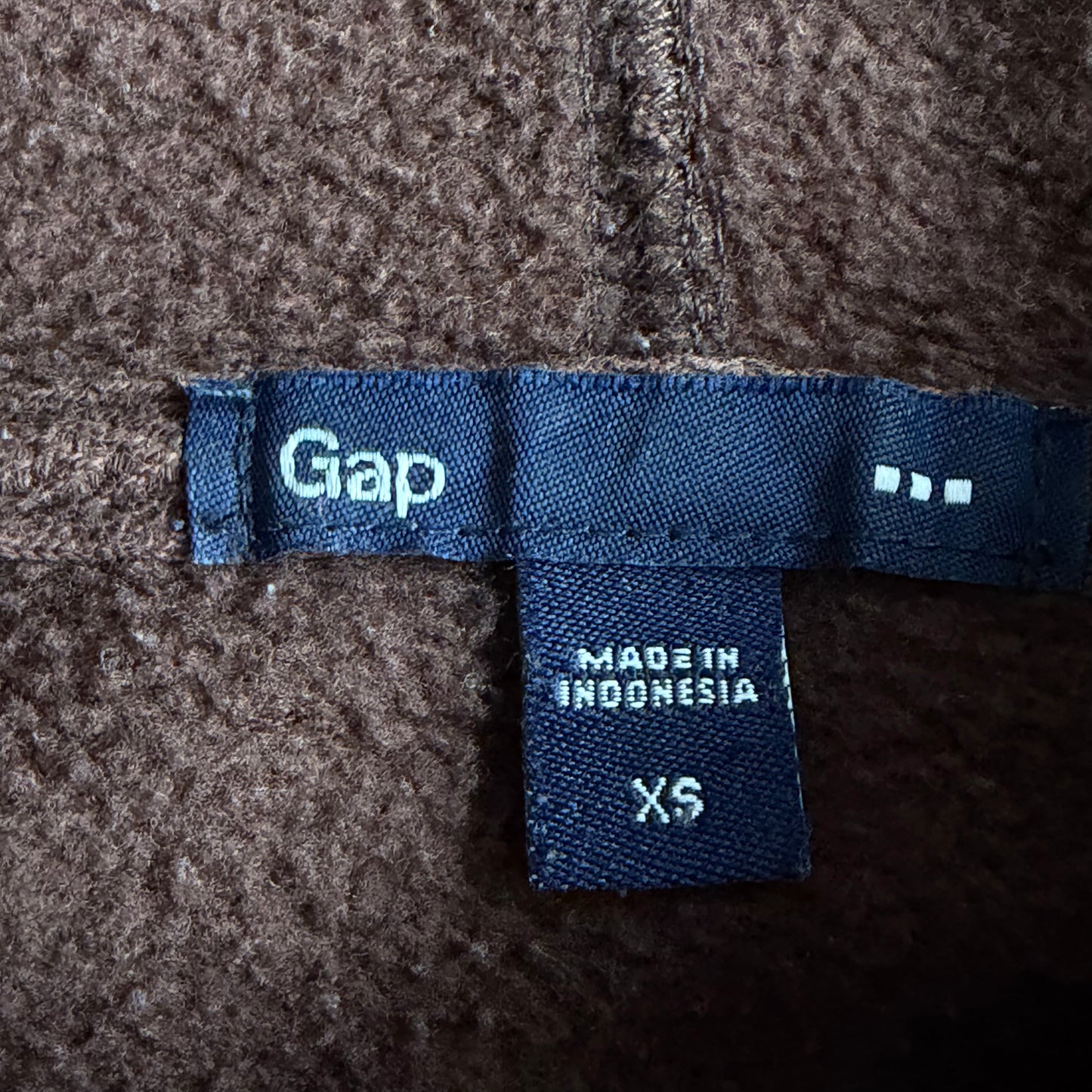 Y2K Brown Gap Hoodie - XS