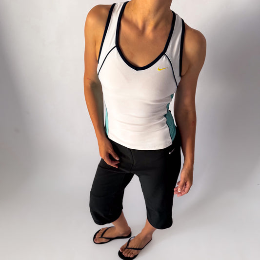 Y2K Nike Fitted Racerback Activewear Top - S