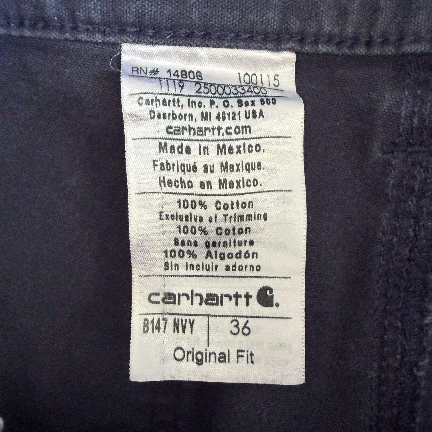 Carhartt Carpenter Shorts - 36"