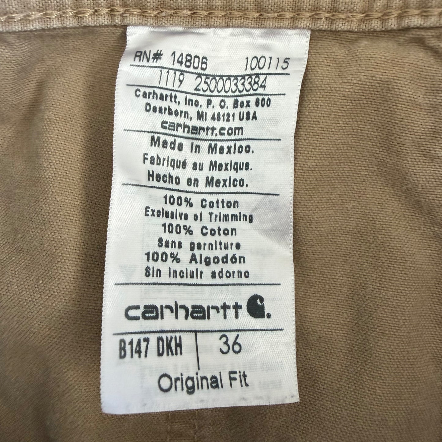 Carhartt Carpenter Shorts - 36"