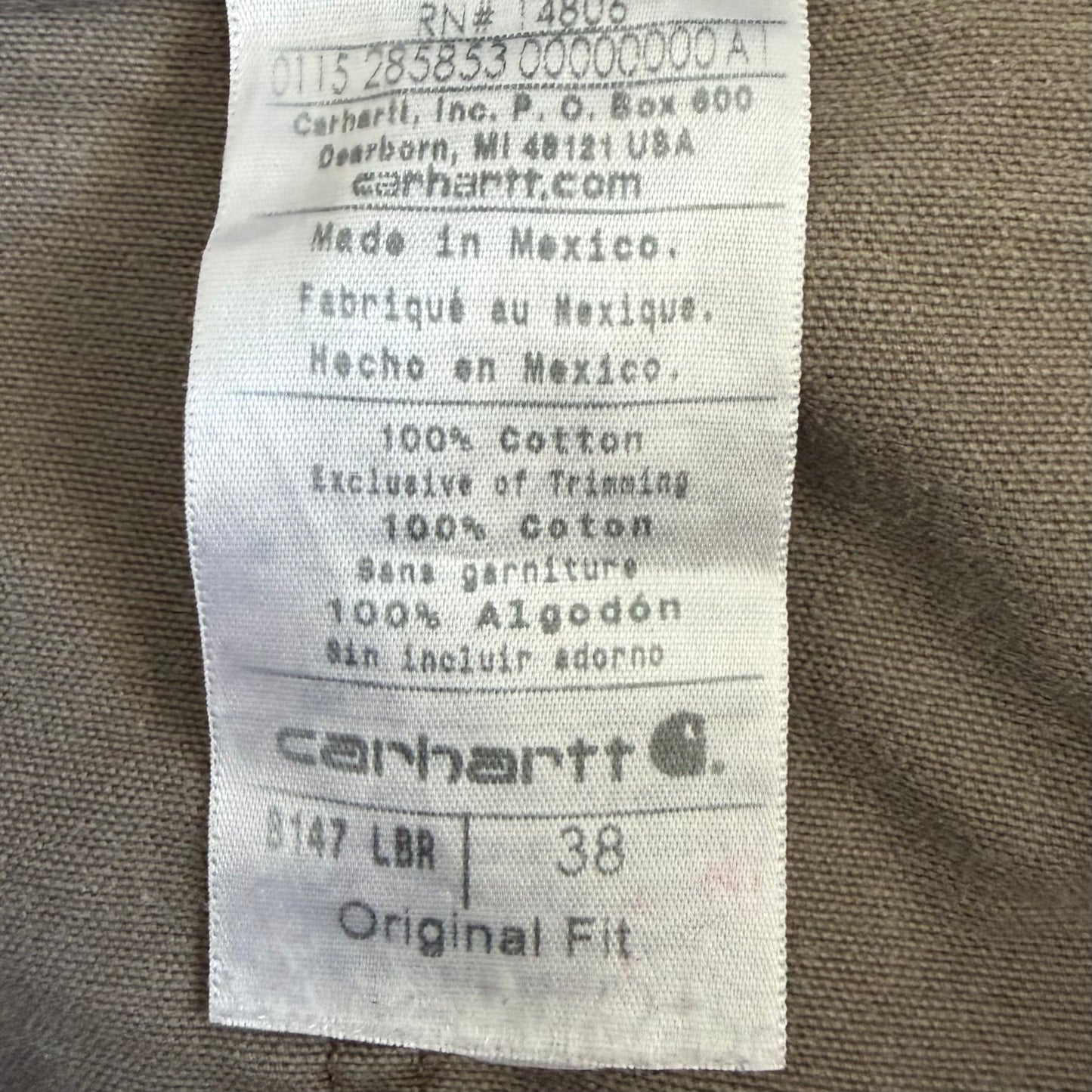 Carhartt Carpenter Shorts - 38"