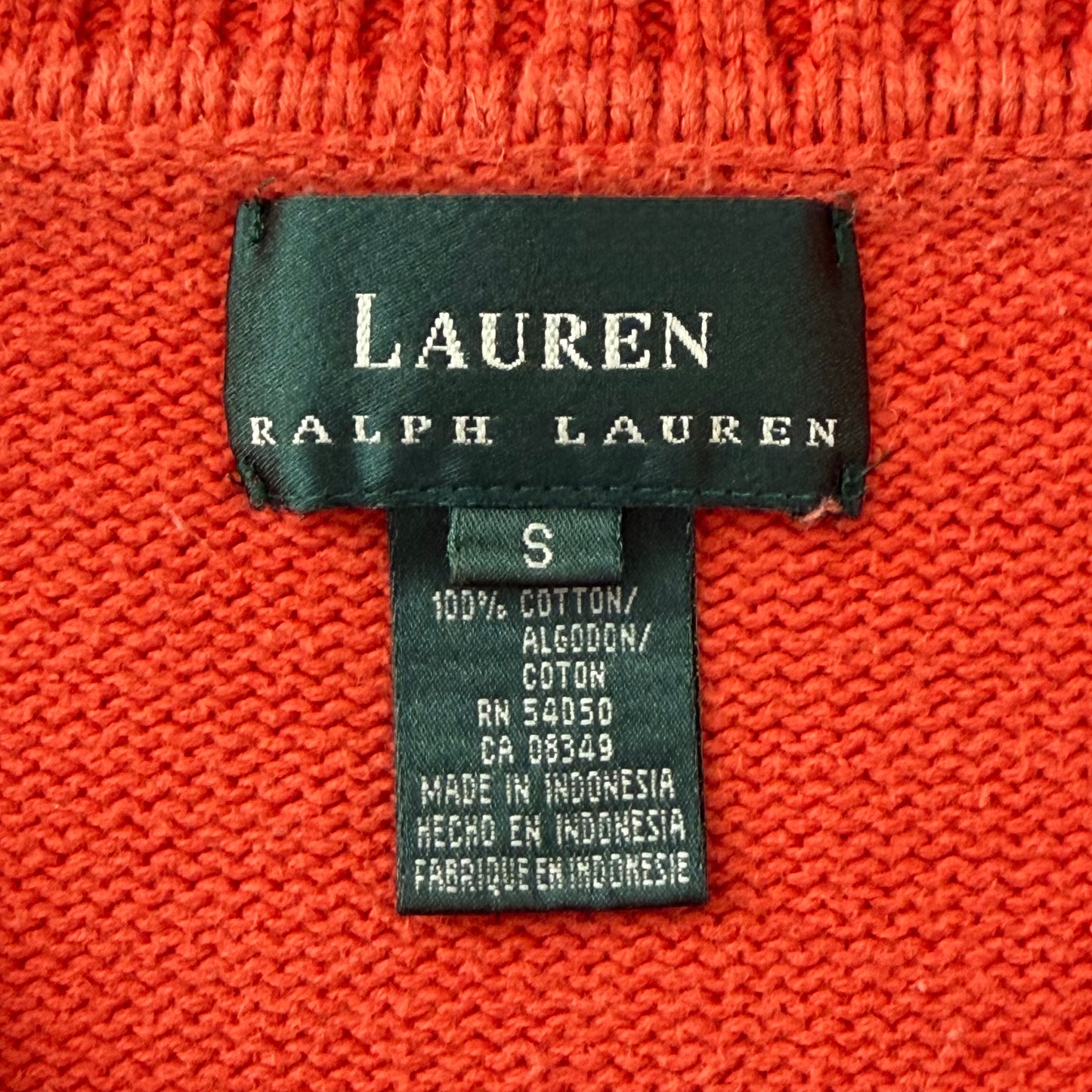 Y2K Polo Ralph Lauren Quarter Zip - S