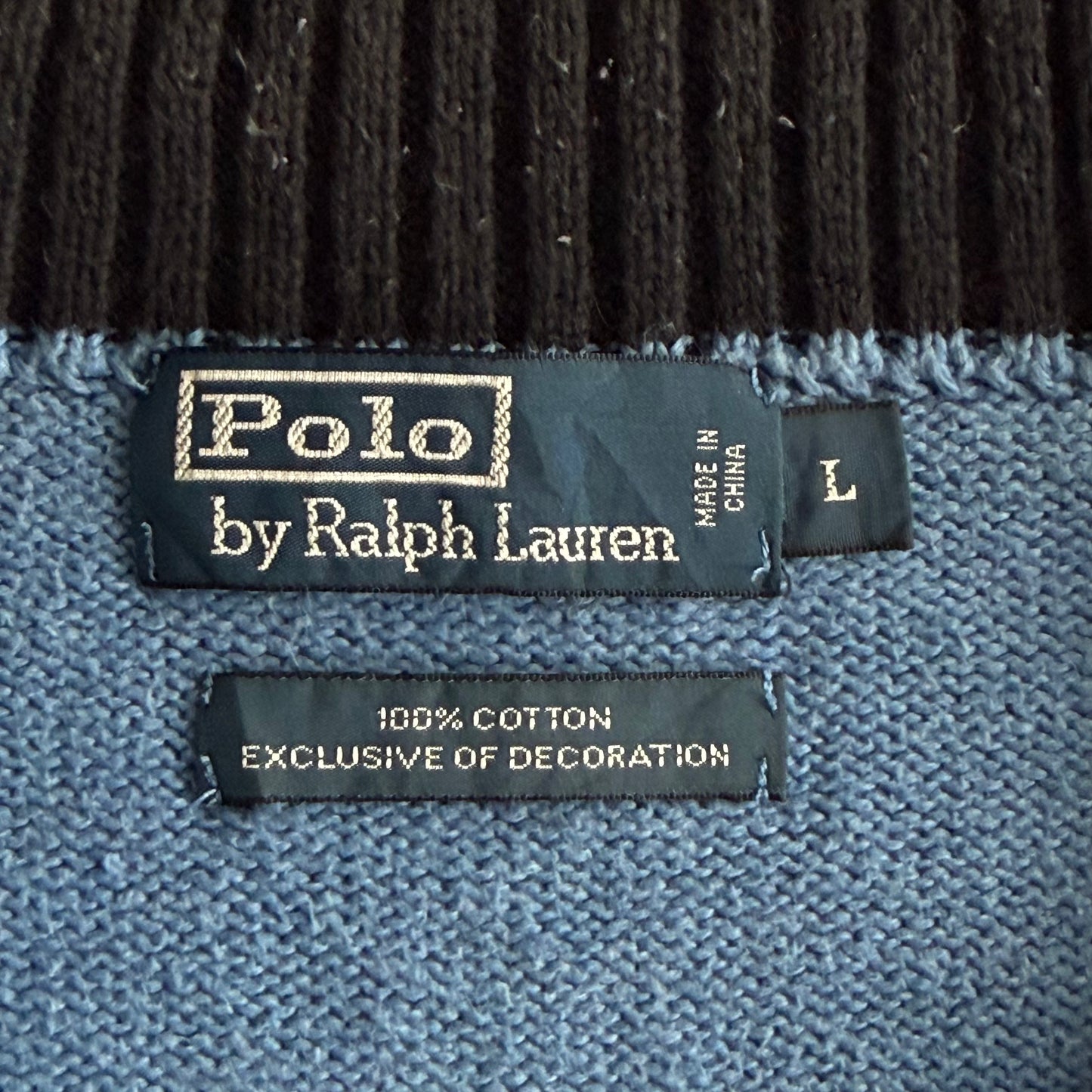 90s Polo Ralph Lauren Quarter Zip - L